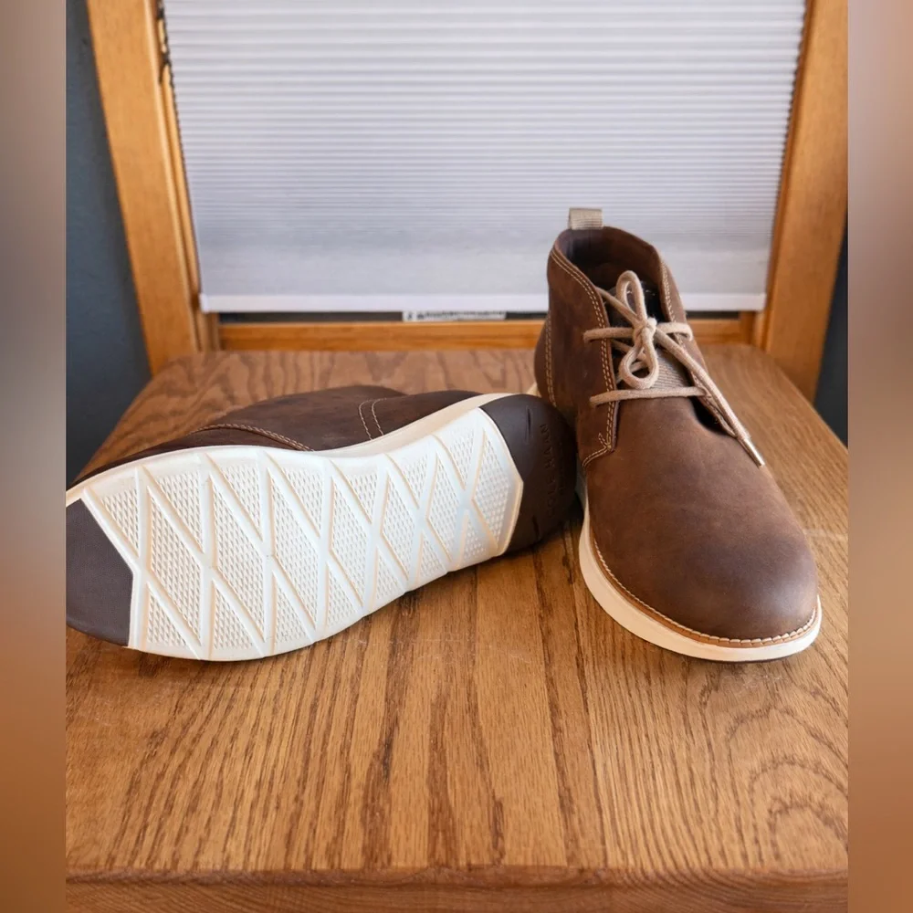 Cole Haan Brown Leather Chukka Boots | New Without Tags | Clean Soles - Picture 3 of 3